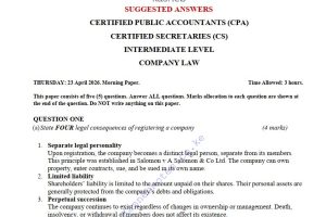 April 2026 Answers