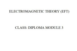Electromagnetic Field Theory KNEC Pdf notes