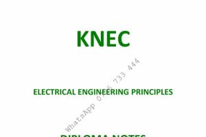 Electrical Engineering Principles Pdf notes KNEC Diploma