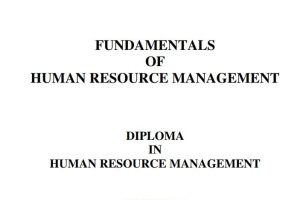 Fundamentals of Human Resource Management(FHRM) Pdf notes KNEC Diploma