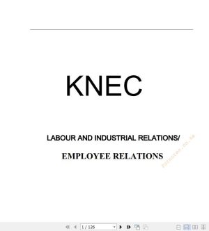 Employee relations HRM