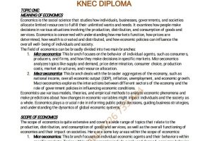 Labour Economics notes KNEC Diploma HRM