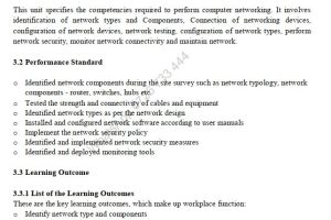 Perform computer Networking Pdf notes TVET CDACC Level 6 CBET