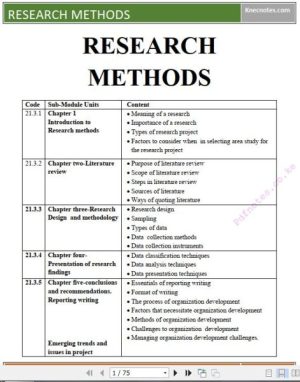 Research-Methods-Knec-notes 2