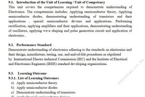 Electronics/Demonstrate Understanding of Electronics Learning Guide Pdf notes TVET CDACC Level 6