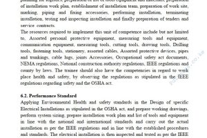 Electrical Installation/Perform Electrical Installation Learning Guide Pdf notes TVET CDACC Level 6