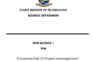 Fundamentals of Project Management KNEC pdf notes
