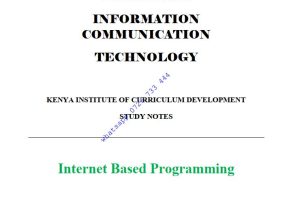 Internet Based Programming (IBP) Pdf KNEC notes