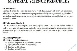 Material Science Principles Pdf notes TVET CDACC Level 6
