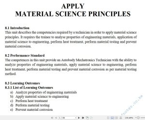 Material Science Principles Pdf notes TVET CDACC Level 6