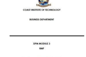 Risk Management in Projects KNEC Pdf notes