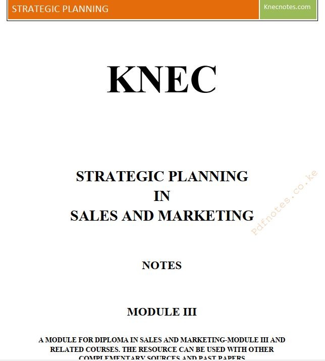 strategic-planning-in-sales-and-marketing-notes