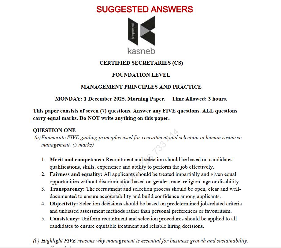 MPP December 2025 Answers